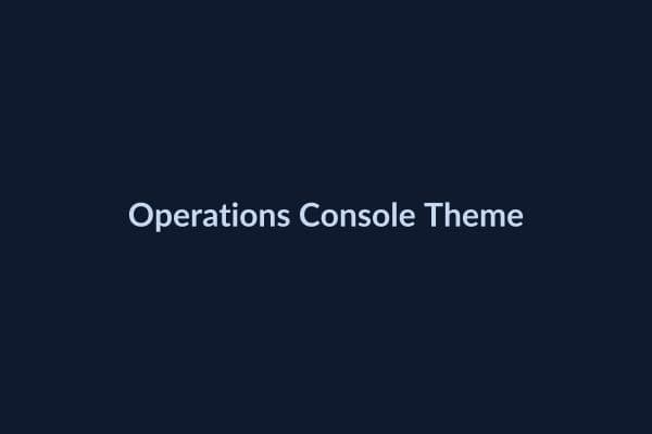 Operations Console Theme for DevOps teams using Redmine